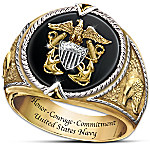 Buy Ring: Honor, Courage And Commitment U.S. Navy Tribute Ring