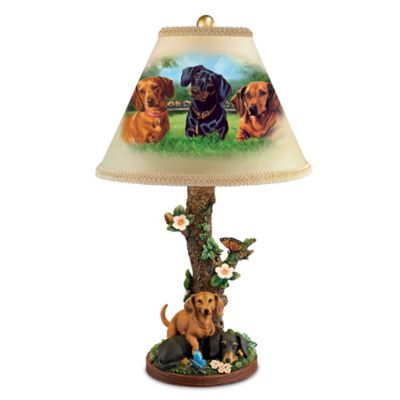 Buy Linda Picken Darling Dachshunds Accent Table Lamp