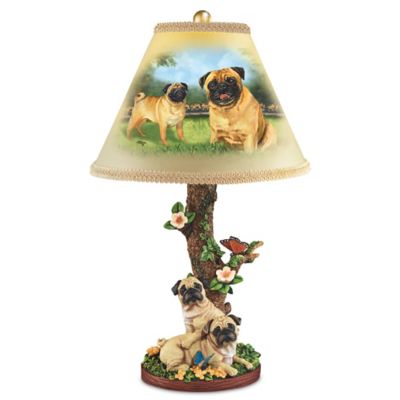Buy Linda Picken Playful Pugs Sculpture Lamp