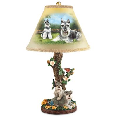 Buy Linda Picken Sweet Schnauzers Sculpture Lamp
