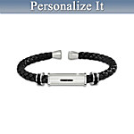Buy Bracelet: Personal Statement Personalized Men's Braided Bracelet
