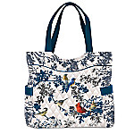Buy Songs Of Spring Quilted Tote Bag Featuring James Hautman Songbird Art