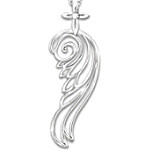 Buy Necklace: Blessings From An Angel Granddaughter Diamond Pendant Necklace