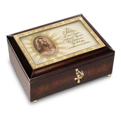 Buy Music Box: The Lord's Prayer Heirloom Head Of Christ Warner Sallman Music Box