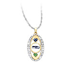 Buy Necklace: For The Love Of The Game Swarovski Crystal Seattle Seahawks Pendant Necklace