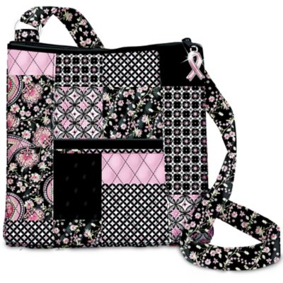 Buy Hope Connects Us All Handbag Quilted Bag With Paisley, Geometric And Floral Pattern