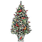 Buy Winter's Beautiful Blessings LED-Lighted Christmas Tabletop Tree With Cardinals