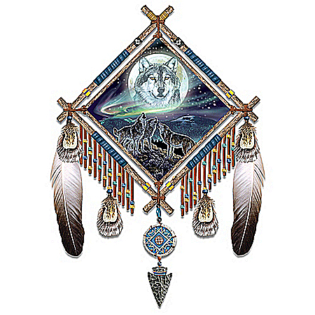 Summoning The Pack Native American-Inspired Wall Decor Dreamcatcher