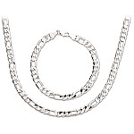 Buy The Connoisseur Men's Chain Necklace And Bracelet Set