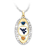 Buy For The Love Of The Game West Virginia Mountaineers Pendant Necklace