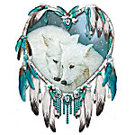 Buy Native American-Style Wolves Kindred Spirits Wall Decor Dreamcatcher
