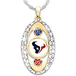 Buy For The Love Of The Game Houston Texans 18K Gold-Plated Pendant Necklace