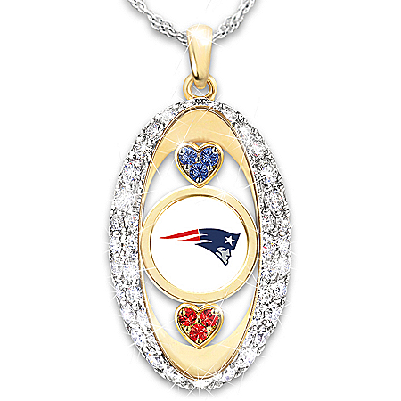 For The Love Of The Game NFL New England Patriots Women’s Necklace