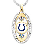 Buy For The Love Of The Game Indianapolis Colts 18K Gold-Plated Pendant Necklace