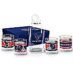 Buy Houston Texans NFL Glass Decanter Set