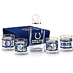 Buy Indianapolis Colts NFL Glass Decanter Set