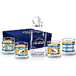 Buy Los Angeles Chargers NFL Glass Decanter Set