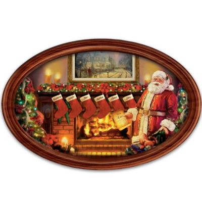 Buy Thomas Kinkade Cherished Christmas Memories Personalized Wall-Hanging Collector Plate