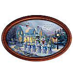 Buy Thomas Kinkade Winter Wonderland Personalized Wall-Hanging Collector Plate
