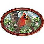 Buy Love Birds Personalized Wall-Hanging Collector Plate By Artist James Hautman
