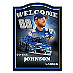 Buy Dale Earnhardt Jr. Personalized NASCAR Welcome Sign