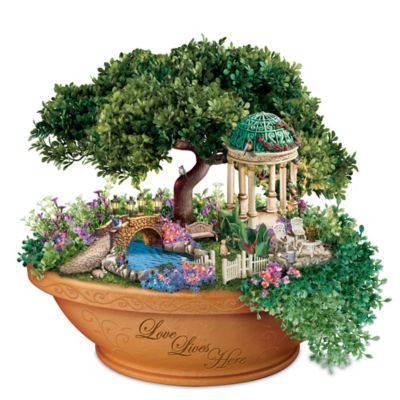 Buy Thomas Kinkade Love Lives Here Floral Garden Table Centerpiece