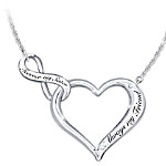 Buy My Sister, My Friend Necklace Engraved Heart Shaped Women's Necklace
