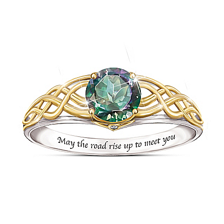 For The Love Of Ireland Mystic Topaz Ring