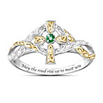 Buy Irish Blessing Emerald And Diamond Ring