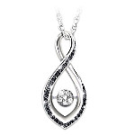 Buy Brilliant Motions Midnight Magic Diamond Pendant Necklace