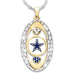 Buy For The Love Of The Game Dallas Cowboys 18K Gold-Plated Pendant Necklace