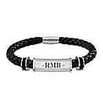 Buy My Son, My Pride, My Joy Personalized Leather And Stainless Steel Bracelet