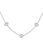 Buy Today, Tomorrow, Always Sterling Silver Diamond Necklace