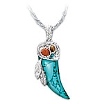 Buy Native Spirit Native American-Inspired Handcrafted Turquoise Pendant Necklace