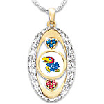 Buy For The Love Of The Game Kansas Jayhawks Pendant Necklace