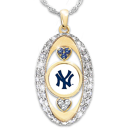 For The Love Of The Game New York Yankees Women’s Pendant Necklace