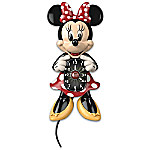 Buy Hand-Painted Disney Minnie Mouse Eyes & Tail Motion Wall Clock