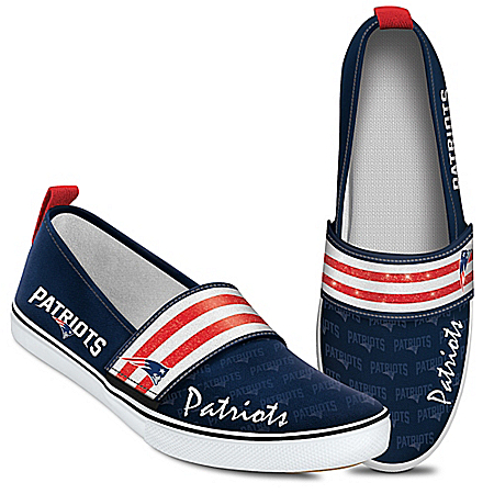 Steppin’ Out With Pride NFL New England Patriots Women’s Shoes