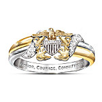 Buy U.S. Navy Diamond Embrace Women's Ring