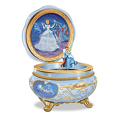 Disney Celebrating Cinderella Handcrafted Heirloom Porcelain Music Box