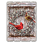 Buy All Is Calm, All Is Bright Illuminated Songbird Wall Decor