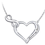 Buy Forever My Friend Sterling Silver Necklace With Swarovski Crystals