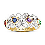 Buy Always My Family Personalized Mothers Ring
