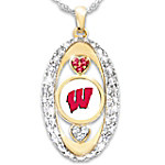 Buy For The Love Of The Game Wisconsin Badgers Pendant Necklace