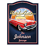 Buy Chevrolet Bel Air Personalized Wooden Welcome Sign