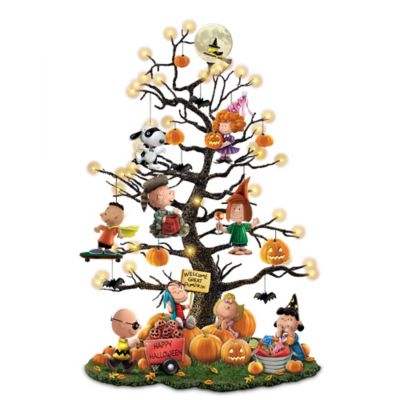 Buy PEANUTS It's the Great Pumpkin Illuminated Halloween Tabletop Tree