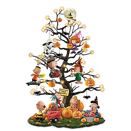 PEANUTS It’s the Great Pumpkin Illuminated Halloween Tabletop Tree