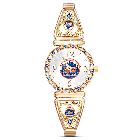 My New York Mets Women’s Watch With Crystals