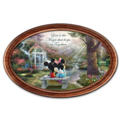 Buy Disney The Magic Of Love Personalized Thomas Kinkade Collector Plate
