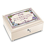 Buy Blessed First Communion Personalized White Music Box